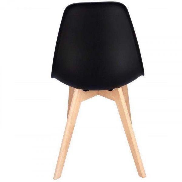 4 db Simpy PP szék bükk lábakkal és fém kerettel, maximum 110 kg, 46 x 52 x
82,5 cm, fekete