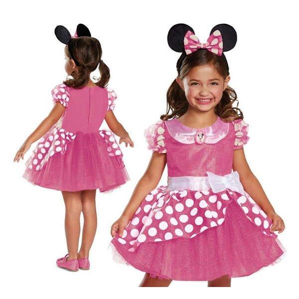 Minnie Mouse lányka, jelmez, 3-4 éveseknek