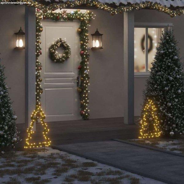 vidaXL karácsonyi fa fénydekoráció 80 LED 60 cm