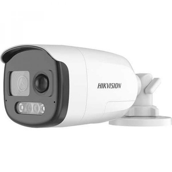 AnalogHD ColorVu 2MP kamera PIR-rel és beépített riasztóval, 2,8 mm-es
objektív, fehér fény 40 m, Audio - HIKVISION - DS-2CE12DF3T-PIRXOS-2,8 mm