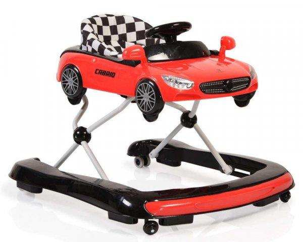Moni Cabrio 2in1 bébikomp és járássegítő - piros
