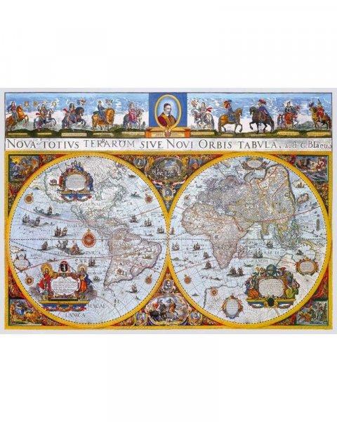 Puzzle Din Lemn Nova Terrarum Antik Térkép XL, Wooden City, 750 piese