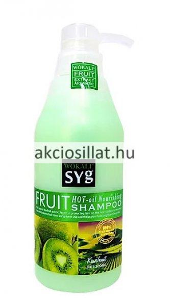 Wokali Frutt Hot-Oil Nourishing Sampon Kiwifruit 500ml