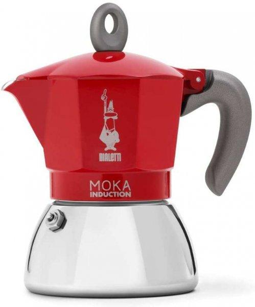 Bialetti Moka Induction 4 személyes kávéfőző piros (6944)