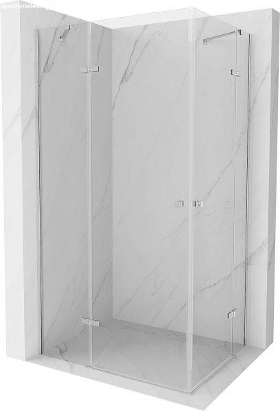 Mexen Roma Duo  Zuhanykabin Nyiló ajtóval   100 x 80 cm,  átlátszó üveg,
króm - 854-100-080-02-0 DUO zuhanykabin