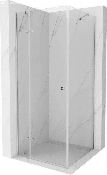 Mexen Roma Zuhanykabin nyíló ajtóval   80 x 80 cm,  átlátszó üveg, króm
- 854-080-080-01-00 Nyiló ajtós