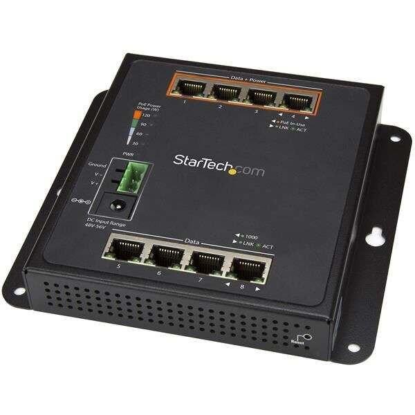 Startech.com 8 Portos Manageable Ethernet Switch (IES81GPOEW)