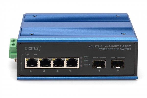 Digitus DN-651149 Ipari Gigabit PoE Switch