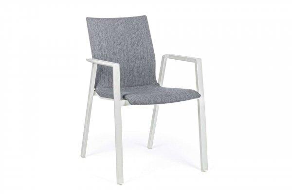 ODEON II fehér és szürke kerti szék