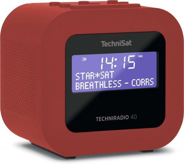 TechniSat TECHNIRADIO 40 Rádiós ébresztő óra - Piros