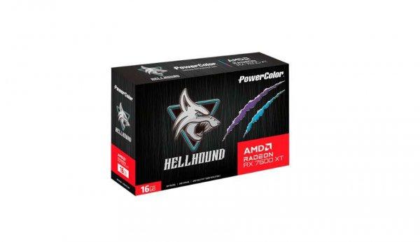 Powercolor Radeon RX7600XT 16GB GDDR6 Hellhound Videókártya