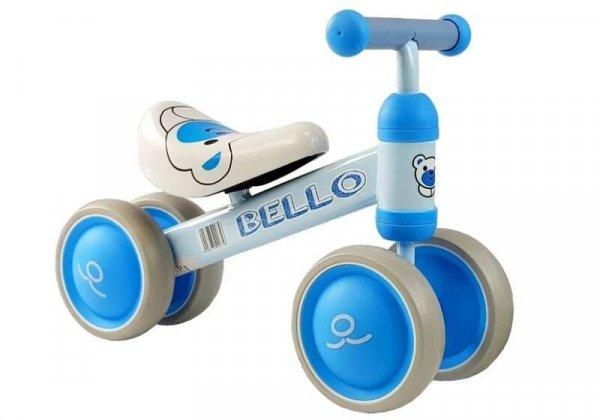 Pedál nélküli kerékpár ikerkerekekkel gyerekeknek, Blue Bello MCT 5263
