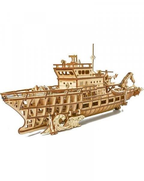 3D mechanikus puzzle, jacht - Ocean Explorer, WT, fa, 565 darab