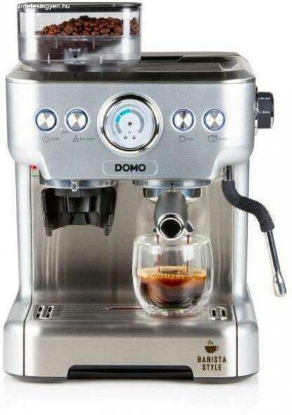 Domo DO725K félprofesszionális presszó kávéfőző kávédarálóval