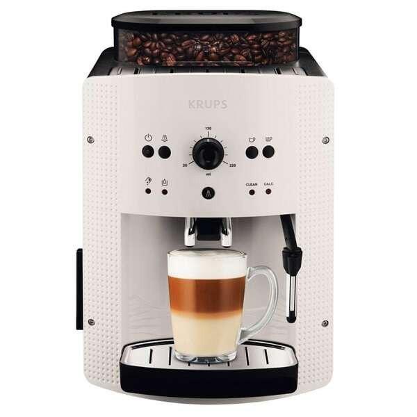 Krups EA8105 Essential, 1450W, 15 bar, 1.6L, Teljesen Automatikus, Fehér
eszpresszó kávéfőző gép