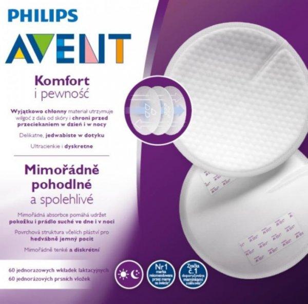 Avent SCF254/61 Eldobható melltartóbetét 60 db