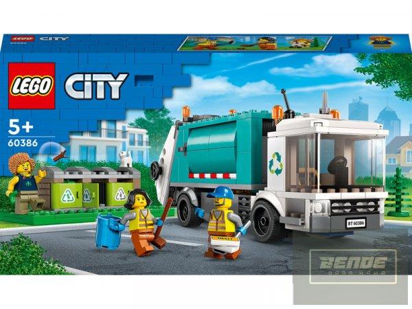 LEGO City 60386 Szelektív kukásautó