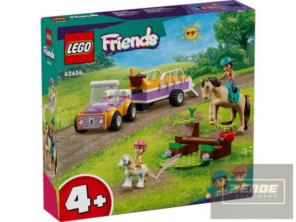 LEGO Friends 42634 Ló- és póniszállító utánfutó