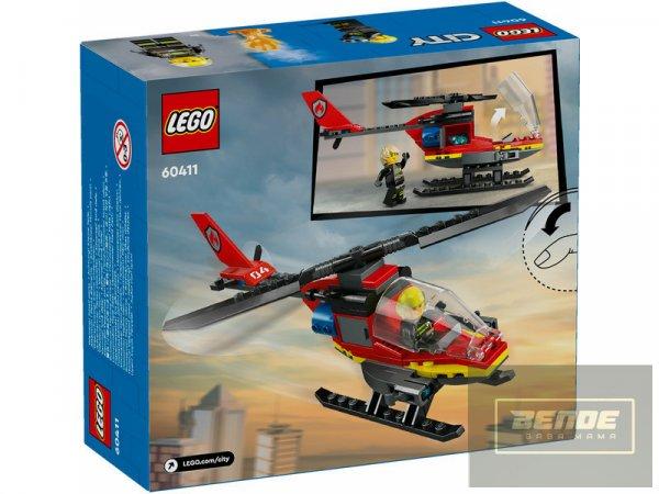 LEGO City Fire 60411 Tűzoltó mentőhelikopter