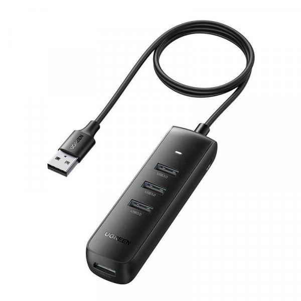 UGREEN CM416 4 az 1-ben USB adapter, 0.25m (fekete)