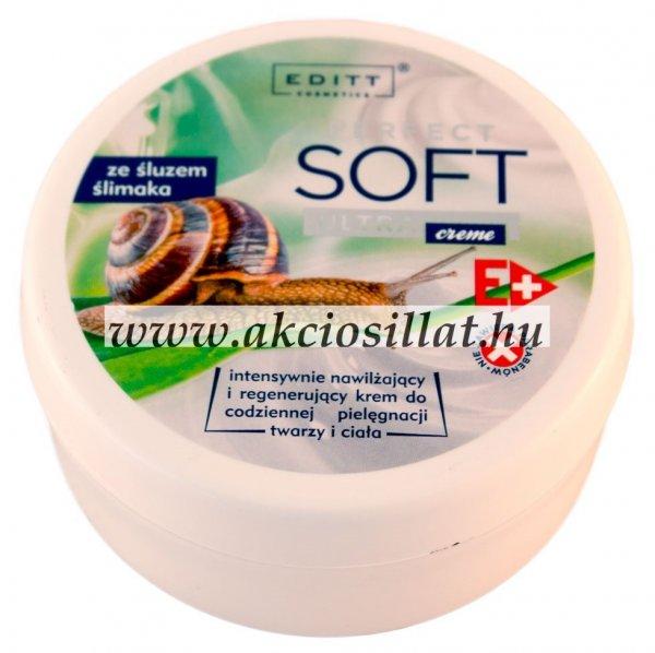 Editt Cosmetics Perfect Soft Ultra Csiga Parabénmentes arc és testkrém 150ml