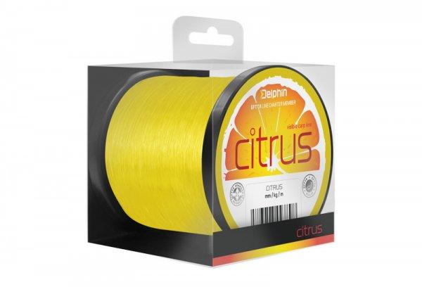 Delphin Citrus Yellow 600m 0,35mm 8,6kg 19lbs Bojlis-Feederes zsinór
(101001326)