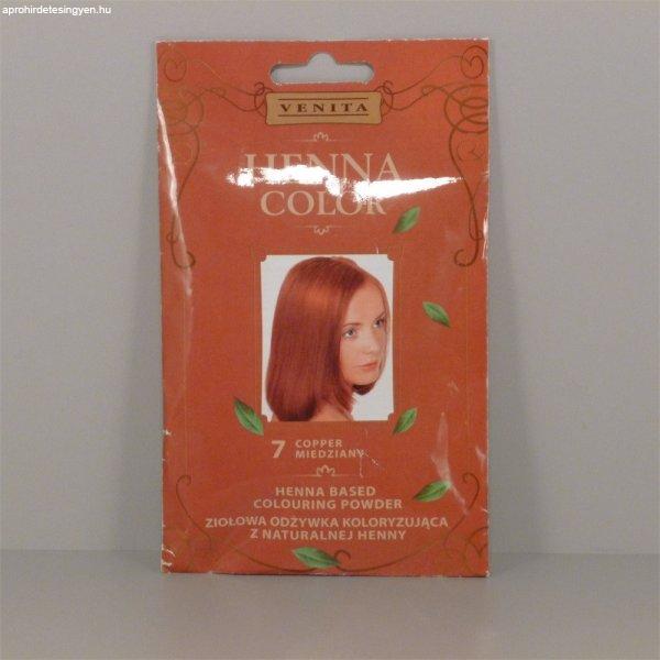Henna Color hajszínezőpor nr 7 rézvörös 25 g