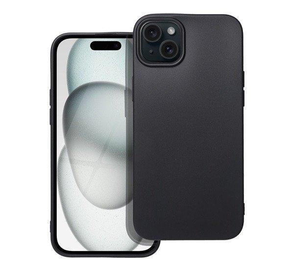 Forcell Soft Apple iPhone 15 Plus szilikon tok, fekete