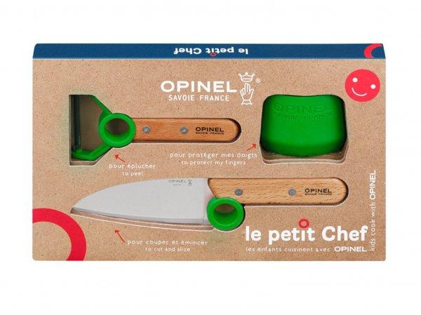 Opinel Le Petit Chef gyermek főzőkészlet zöld