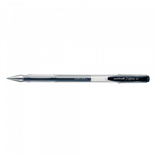 Zselés toll 0,5mm, Uni UM-100, írásszín fekete