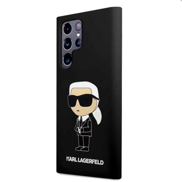 Tok Karl Lagerfeld Liquid Silicone Ikonik NFT for Samsung Galaxy S23 Ultra,
fekete