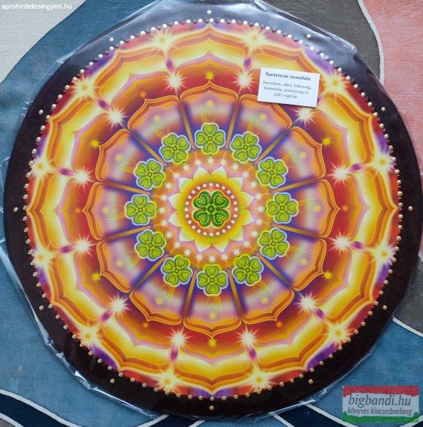 Szerencse és siker mandala – kör alakú falikép (Ø 38 cm)