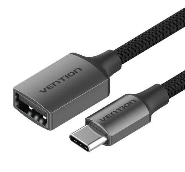 Vention USB-A 3.0 -> RJ45, (Gigabit Ethernet,szürke) 0,15m, adapter