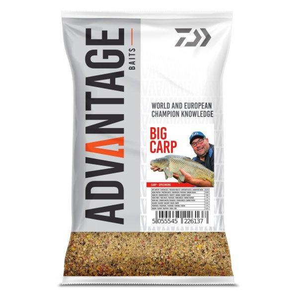 Daiwa Advantage Baits Feeder Fishing Groundbait Big Carp 1kg etetőanyag
(13300-005)