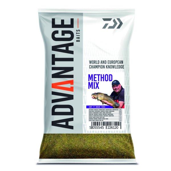 Daiwa Advantage Baits Feeder Fishing Groundbait Method Mix 1kg etetőanyag
(13300-004) Ponty, Keszeg