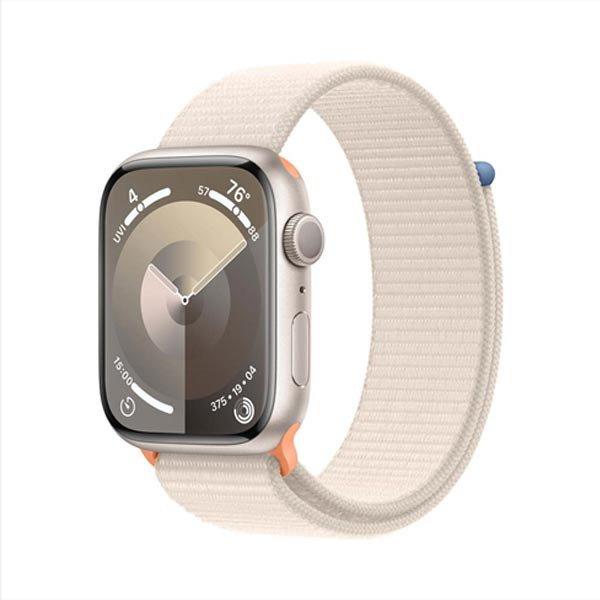 Apple Watch Series 9 GPS 45mm Starlight Aluminium Case Starlight Sport Loop-pal