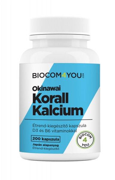 Okinawai Korall Kalcium kapszula 200 db - Biocom
