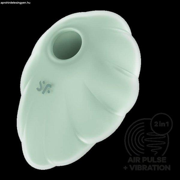 Satisfyer Cloud Dancer - akkus léghullámos csiklóizgató (menta)