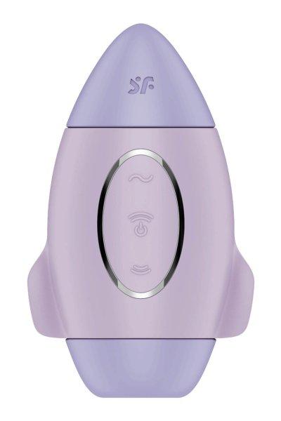 Satisfyer Mission Control - akkus, léghullámos csiklóizgató (lila)