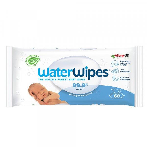 WaterWipes bio baba nedves törlőkendő 60 lapos WaterWipes
