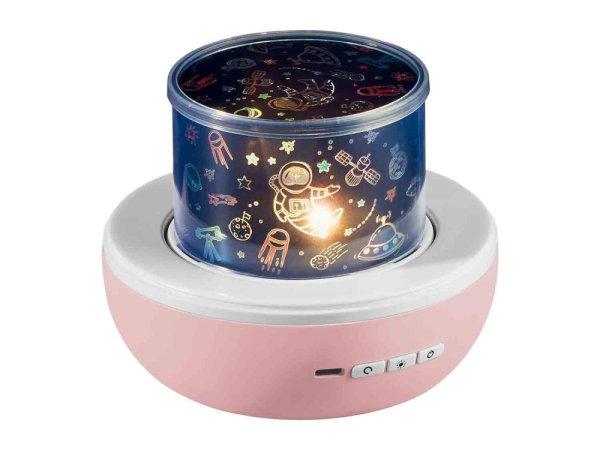 Livarno Home 419468 Space Projektor LED-vetítőlámpa, LED-es kivetítő
világűr motívumokkal / éjszakai fény, asztali lámpa
