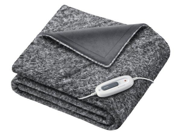 Sanitas SHD 73 antracitszürke, mosható elektromos takaró, 130 x 180 cm
poliészter fűthető / melegítő takaró 