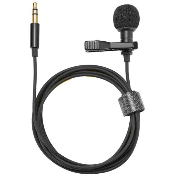 Ingre csíptethető mikrofon videókonferenciákhoz,
forgatásokhoz - 1,5 m hosszú kábel, 3,5 mm jack csatlakozó
(BBD)