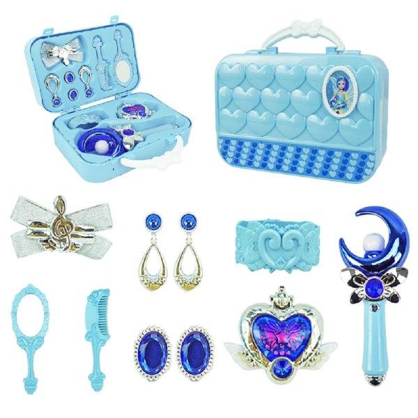 Elza hercegnős szépítkező készlet
bőröndben kislányoknak - zenélő és
világító varázspálcával, fésűvel,
tükörrel és ékszerekkel (BBLPJ)