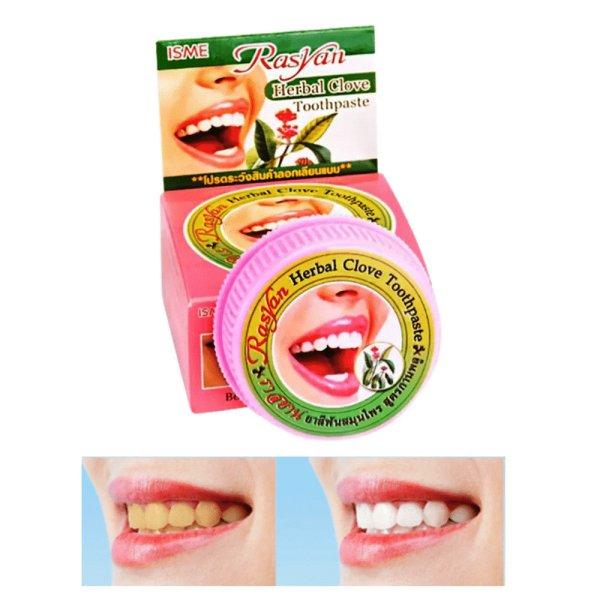Isme Rasyan herbal szegfűszeges fogfehérítő fogkrém
paszta- 25G (BBTH)