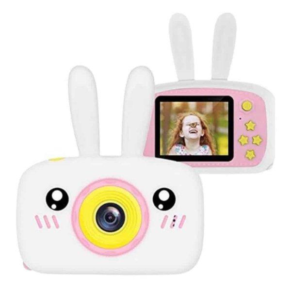 Digitális gyermek kamera - strapabíró nyuszifüles
fényképezőgép hosszú üzemidővel (BBV)