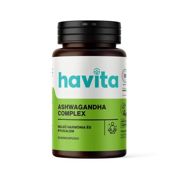 Havita Ashwagandha Complex - stresszcsökkentő, energizáló
étrend kiegészítő - 60 db