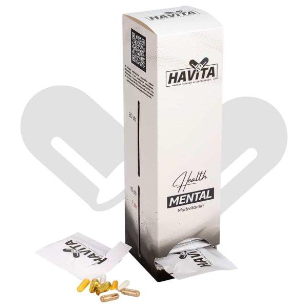 Havita Health Mental multivitamincsomag - havi vitamincsomag a szellemi
teljesítőképesség fokozásához, 31x9 vitamin