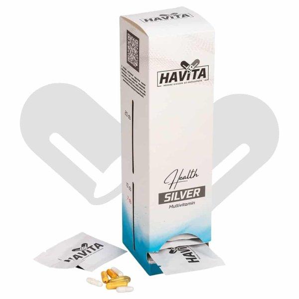 Havita Health Silver multivitamincsomag - havi vitamincsomag
immunerősítéshez, 31x7 vitamin