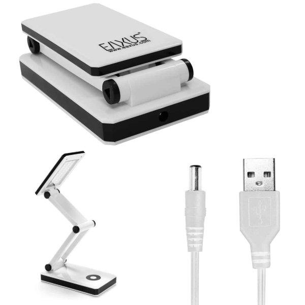 Összecsukható SMD LED asztali lámpa - USB-ről és
elemmel is használható (BBL)